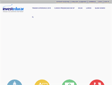 Tablet Screenshot of investeducar.com.br